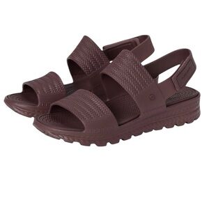 Skechers NWT Foamies Arch Support Sunny Days sandals brown women’s 10